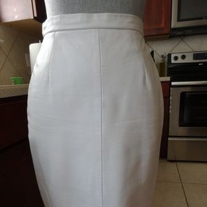 Vintage Michael Hoban Leather Skirt 5/6